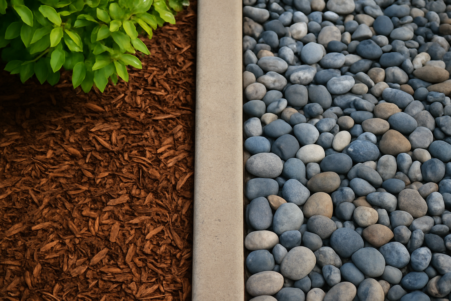 Mulch vs rock